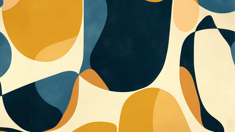 Abstract navy and gold curved pattern design file showing fluid organic shapes and premium detail