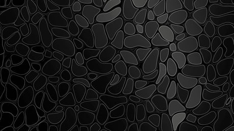 Black geometric pattern design file showing intricate silver-outlined shapes