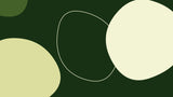 Abstract green and cream circle wallpaper design file showing the full pattern repeat