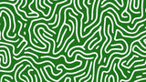 Green labyrinth pattern design file showing intricate geometric maze details