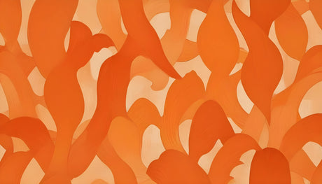 Orange wave abstract wallpaper design file showing fluid pattern details