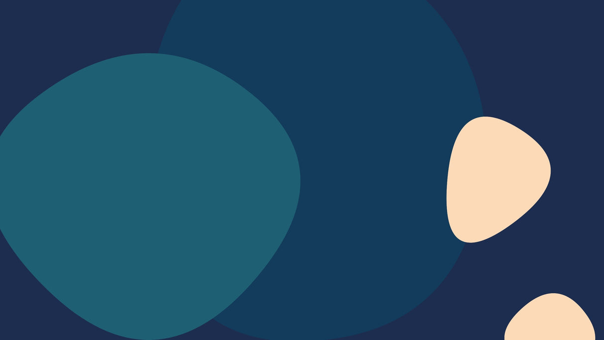 Abstract circle pattern design file showing flowing organic shapes in deep navy and teal