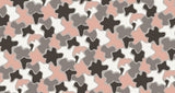 Abstract camo pattern design file showing flowing shapes in pastel pink and charcoal grey tones