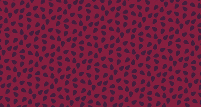 Modern red abstract wallpaper creating a bold statement wall in a minimalist living room setting