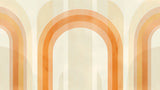 Abstract terracotta arches design file showing warm earth tones and flowing geometric pattern