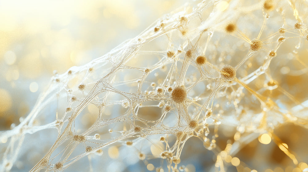 Gold Abstract Neural Network design file showing intricate pattern details and metallic finish