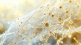 Gold Abstract Neural Network design file showing intricate pattern details and metallic finish