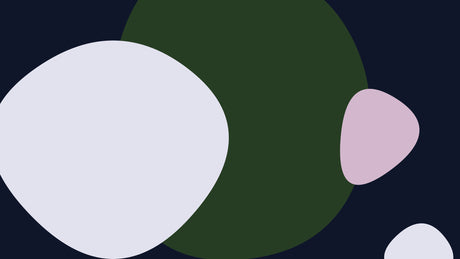 Abstract organic circles wallpaper design file showing green and purple geometric pattern