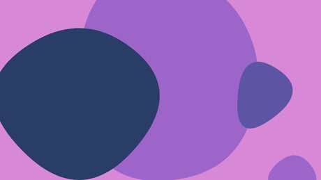 Purple and pink organic circles design file showing flowing abstract pattern