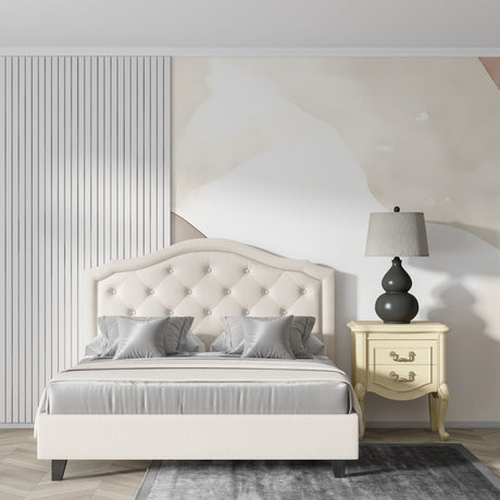 Abstract curved line wallpaper in modern living room, bringing flow and movement to the space