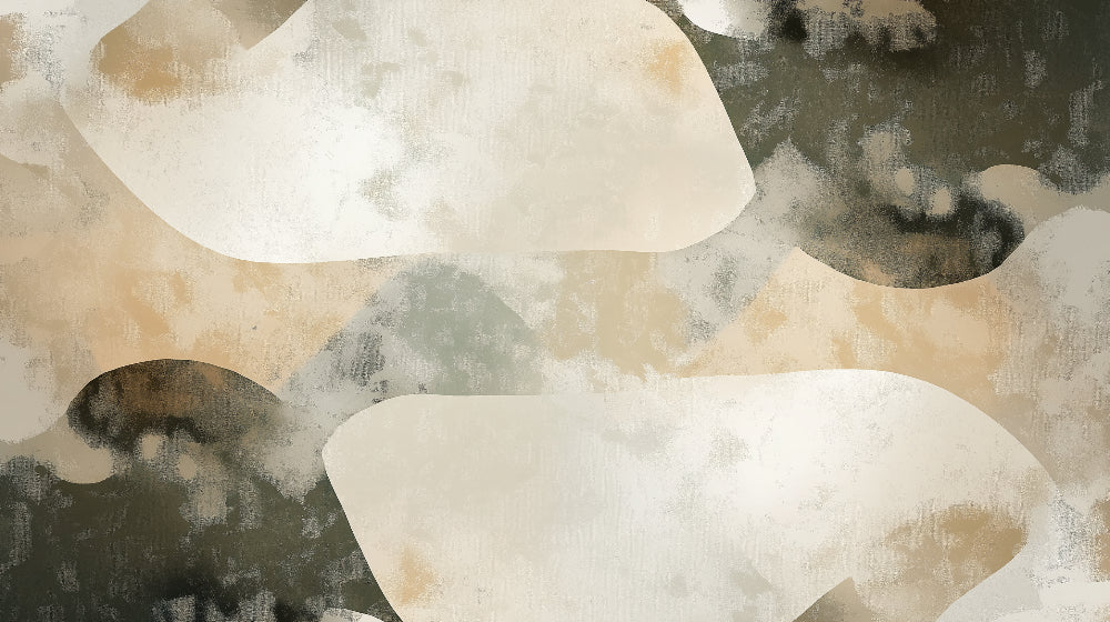 Abstract organic curves design file showing fluid beige and grey pattern