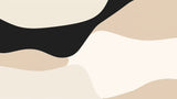 Abstract curved pattern design file in black and beige showing fluid organic shapes
