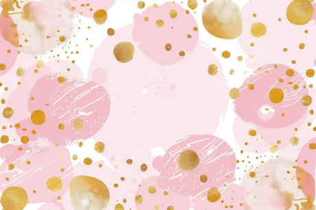 Pink and gold abstract pattern design file showing detailed dotted watercolor texture