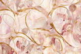 Design file showing pink and gold abstract pattern with flowing elegant lines