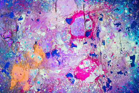Abstract Purple and Blue wallpaper design file showing detailed color pattern and texture