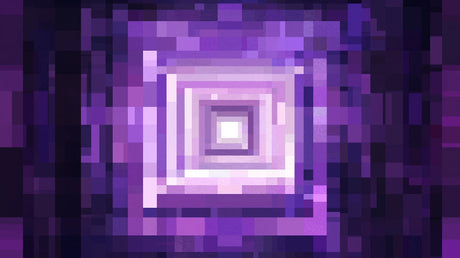 Purple geometric tunnel design file showing detailed pattern and color gradients
