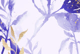 Purple watercolor with gold accents design file showing detailed pattern and color variations
