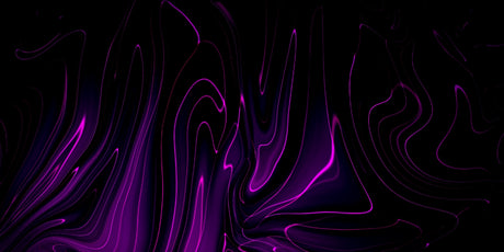 Purple wave design file showing intricate abstract pattern on black background