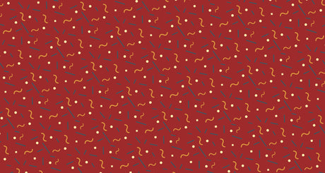 Abstract red geometric pattern design file showing intricate details and rich color combinations