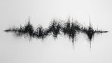 Black and grey abstract sound wave design file showing detailed wave pattern and texture