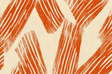 Terracotta abstract brushstroke pattern design file showing organic textures and warm tones