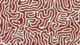 Terracotta geometric pattern design file showing flowing white lines on warm background