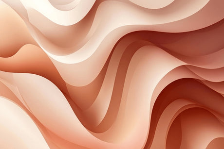 Abstract terracotta waves design file showing intricate pattern detail and color gradients