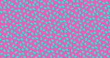 Turquoise drops on pink pattern design file showing seamless abstract wallpaper pattern