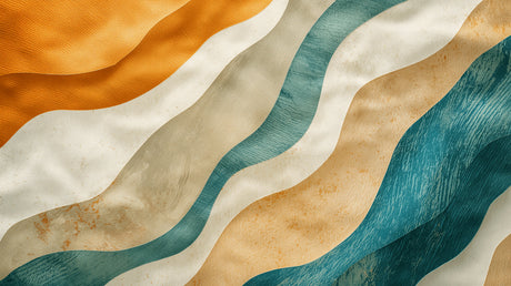 Desert and ocean waves abstract wallpaper design file showing detailed pattern and true colors