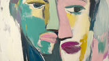 Abstract Portrait Wallpaper design file showing detailed pastel artwork and geometric patterns