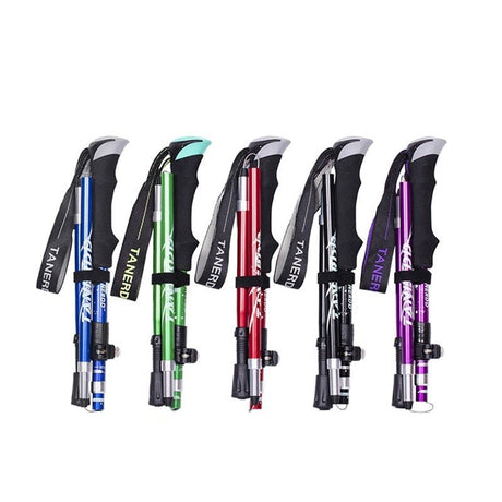 Adjustable Trekking Poles  Foldable Aluminum Hiking Sticks - Product detail 5