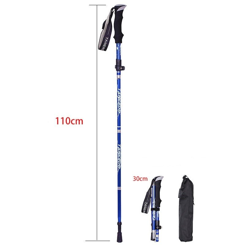 Adjustable Trekking Poles  Foldable Aluminum Hiking Sticks - Product detail 4