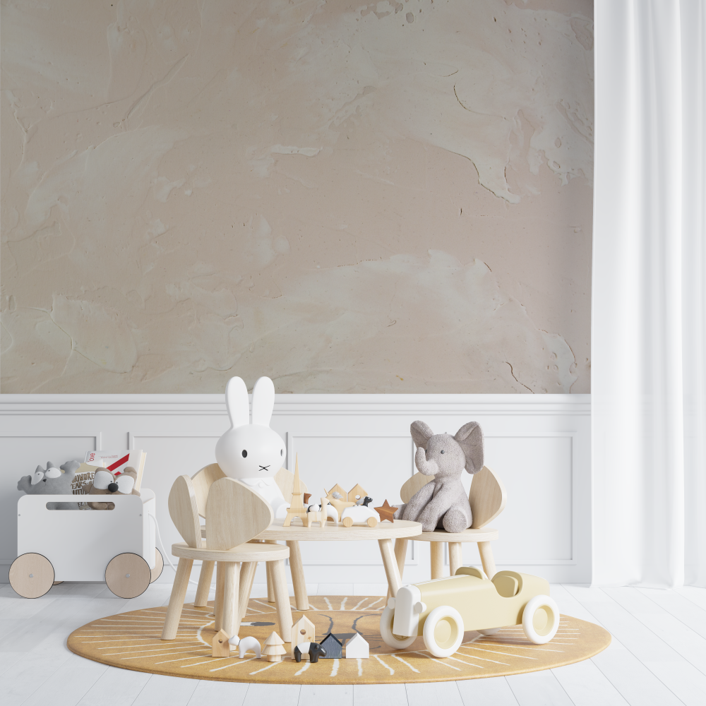 Neutral Mural Wallpaper | Soft Beige Textured Design