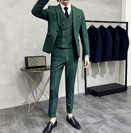 Classic Three Piece Suit  Slim Fit Tailored Design - Product detail 10
