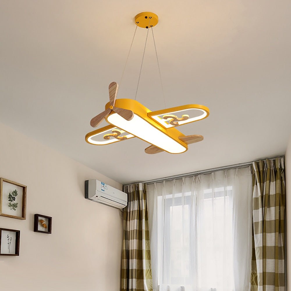 Kids Airplane Pendant Light  LED Aviation Ceiling Lamp - Detailed view