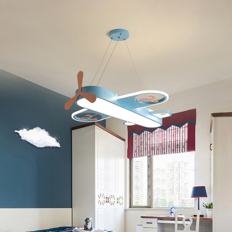 Kids Airplane Pendant Light  LED Aviation Ceiling Lamp - Product detail 10