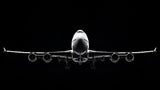 Black and white airplane wallpaper design file showing detailed aviation pattern