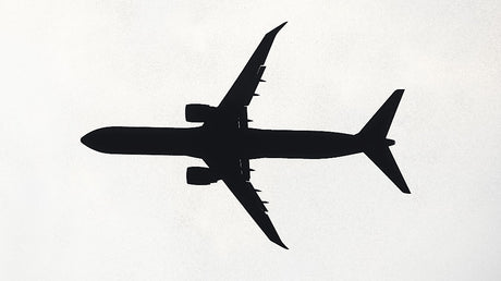 Black and white airplane wallpaper design file showing detailed aircraft silhouette pattern