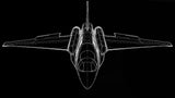 Airplane line art wallpaper design file showing detailed modern aircraft technical drawing pattern