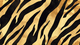 Tiger pattern design file showing detailed black and gold stripes with metallic finish