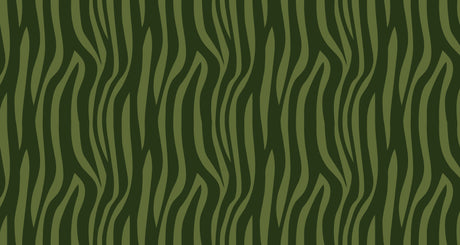 Green zebra pattern wallpaper design file showing fluid stripes and organic movement