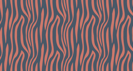 Terracotta zebra stripe design file showing the pattern's fluid movement and natural flow