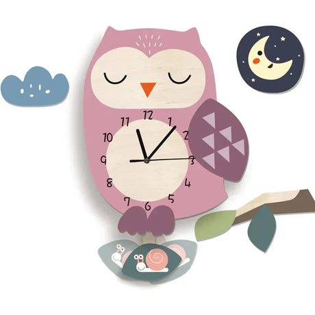 Kids Wall Clock  Bumble Bee Pendulum Design - Product detail 6