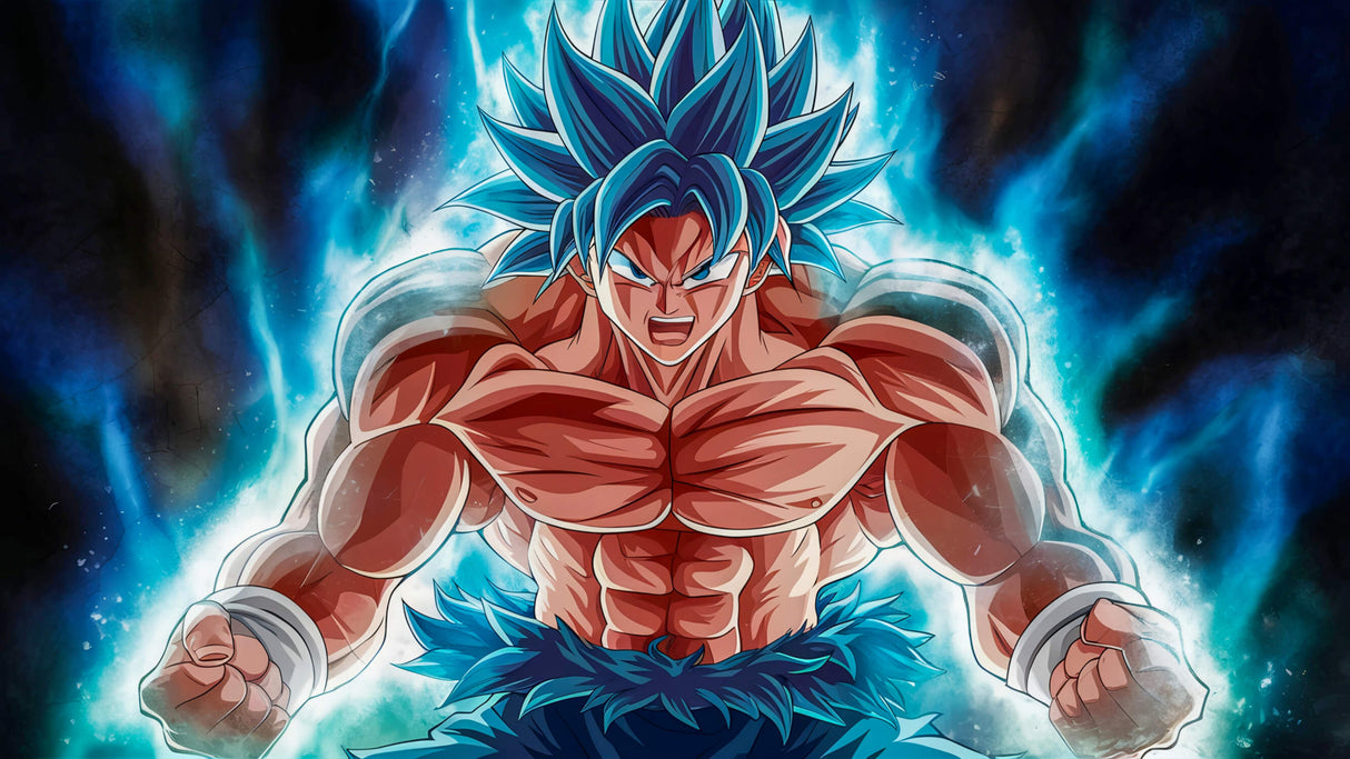 Dragon Ball Super Blue Energy design file showing detailed anime artwork and effects