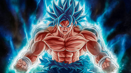 Dragon Ball Super Blue Energy design file showing detailed anime artwork and effects