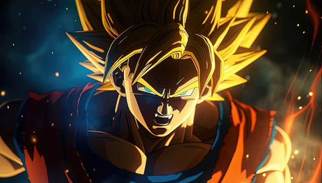 Dragon Ball Super Warrior design file showing detailed artwork and vibrant color palette