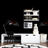 Anime mural wallpaper making statement in modern living room