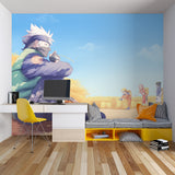 Manga-inspired wall design showcased in creative studio space