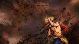 Brown splash art anime wallpaper design file showing intricate pattern details and color depth