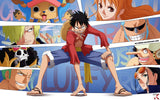 One Piece characters design file showing detailed artwork and color composition
